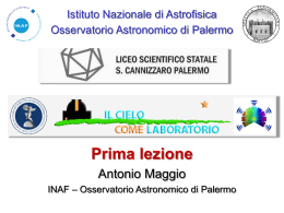 Distanze - Osservatorio Astronomico di Palermo
