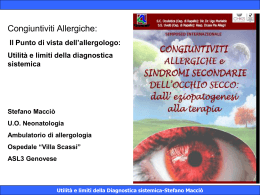 Diapositiva 1 - ASL n. 4 Chiavarese