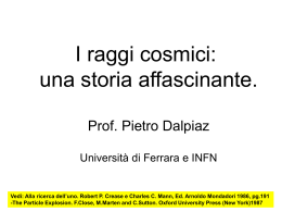 st-ragg.cosm1 - INFN Sezione di Ferrara