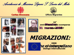 Migrazione (Migrantes - Caritas)