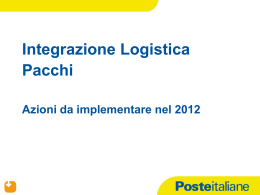 integrazione logistica pacchi 2012