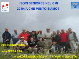 Seniores CMI 2010: a che punto siamo