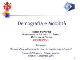 Petrucci (File ppt - 4078KB) - Ufficio comunale di statistica di Firenze