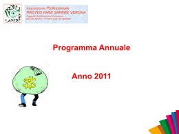 Programma annuale 2011