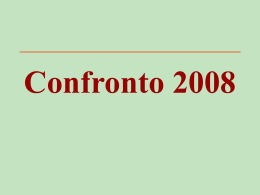 Preparations of Confronto 2008
