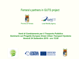 GUTS project - Provincia di Ferrara