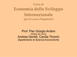 Lezione 1 slides - Università di Bologna