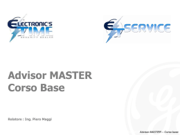 Advisor MASTER Base