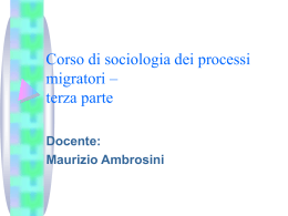 Diapositiva 1 - Dipartimento di Scienze sociali e politiche