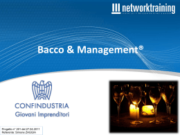 Bacco & Management - Confindustria Padova