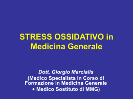 STRESS OSSIDATIVO in MEDICINA GENERALE