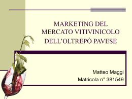 MATTEO MAGGI Marketing del vino in Oltrepò