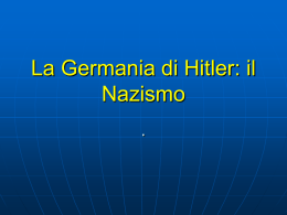La Germania di Hitler: il Nazismo