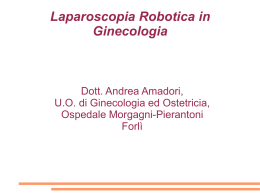 chirurgia robotica in ginecologia