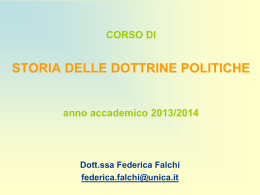 Storia delle Dottrine Politiche in Italia