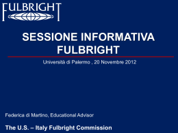 Fulbright - Università di Palermo
