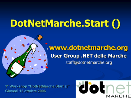 DotNetMarche.Start
