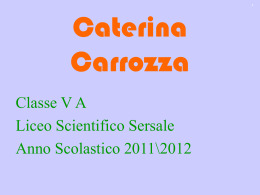 Sostanze d`abuso - Caterina Carrozza - 5B