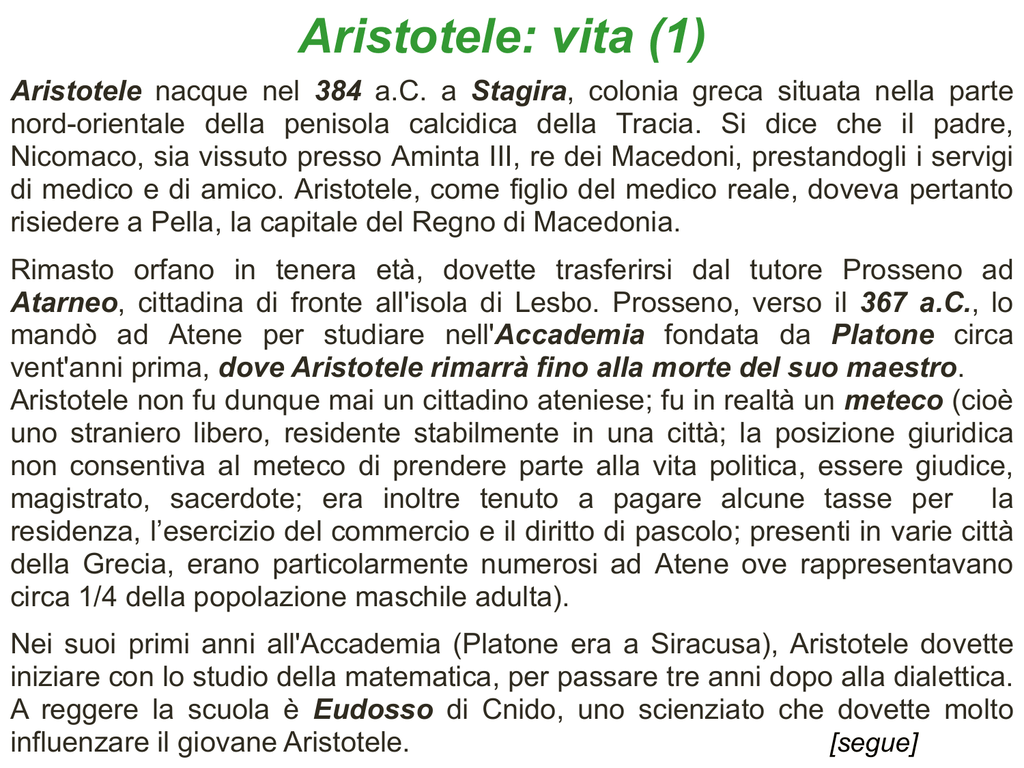 Fu Uno Dei Primi Commentatori Di Aristotele