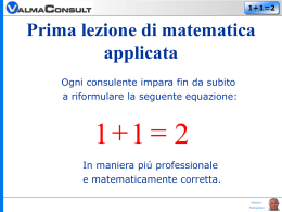 1+1=2 .(Italian) - Maurizio Ammannato