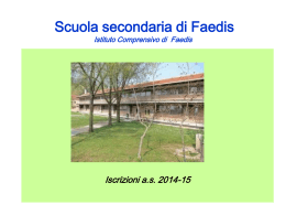 tempo prolungato - Istituto Comprensivo di Faedis