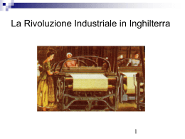 Prima rivoluzione industriale - Liceo Scientifico Mariano IV d