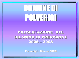 2006 - Comune di Polverigi