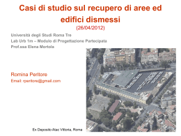 Casi di recupero 26-04-12 - PISM - Università degli Studi Roma Tre