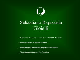 Sebastiano Rapisarda Gioielli