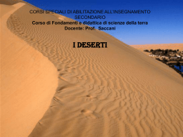 unità didattica: i deserti