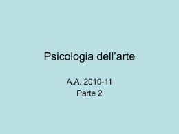 slide psicologia dell`arte