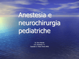 Principi di neurochirurgia pediatrica