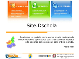 Nesi - Siti web cooperativi per le scuole