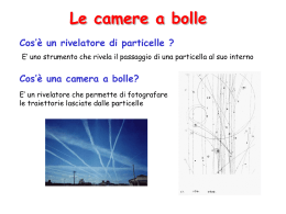 Le camere a bolle