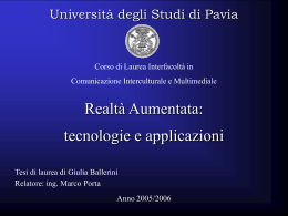 BALLERINI - Cim - Università degli studi di Pavia