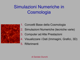 principio cosmologico - Giunchi, Daniele