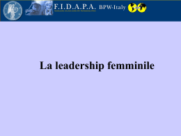 Leadership femminile