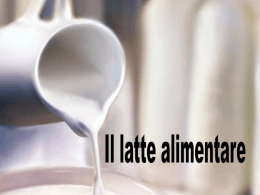 Presentazione latte alimentare