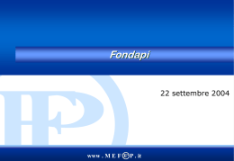 Slide su FONDAPI