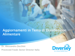 Disinfezione Alimentare - Associazione Italiana di Tecnologia