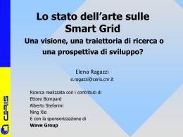 Lo stato dell`arte sulle Smart Grid