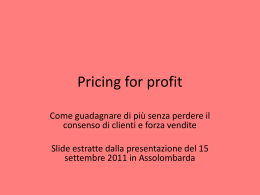 File - Pricing for Profit