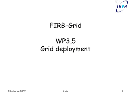 Transizione di INFN-Grid verso i nuovi progetti grid