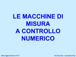 GIP06 - Le macchine - Università degli Studi di Pisa