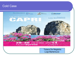 cold case 2 - Capri Pediatria