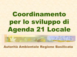 Struttura di Agenda 21 Locale