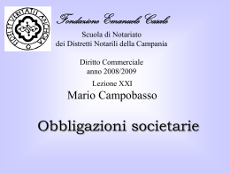Società per azioni - Scuola di Notariato della Campania