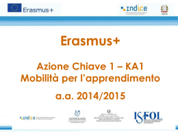 KA1 Aspetti finanziari - Erasmus+, Il sito Italiano del programma