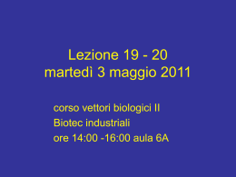 Lez_19-20_vettori_3-5-11 - Università degli Studi di Roma Tor