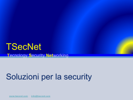 Security - TSecNet